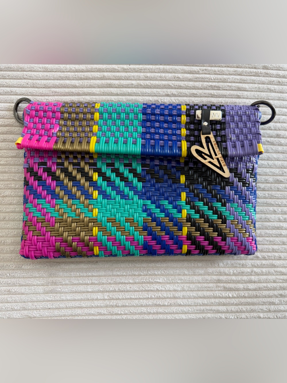 Maria Victoria Hand Woven Eco Friendly Artisan Recycled Clutch